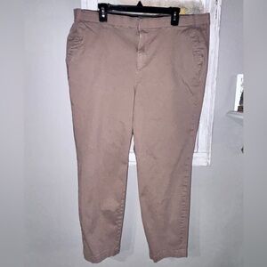 Torrid Khaki Pants Size 20 Comfort Flex Waistband Stretch Twill High-Rise